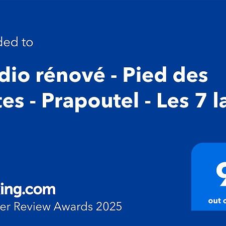 Studio Renove - Pied Des Pistes - Prapoutel - Les 7 Laux Les Adrets Zewnętrze zdjęcie