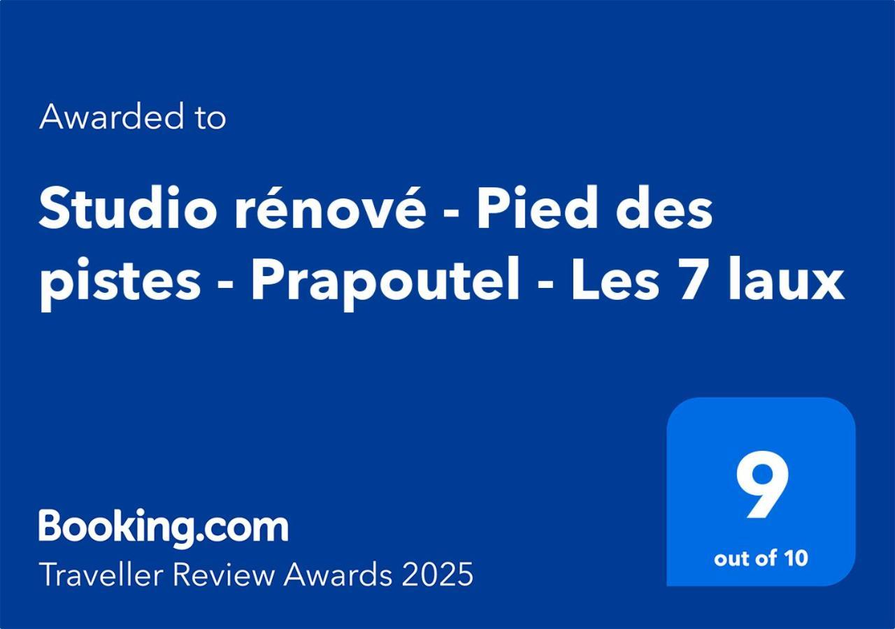 Studio Renove - Pied Des Pistes - Prapoutel - Les 7 Laux Les Adrets Zewnętrze zdjęcie